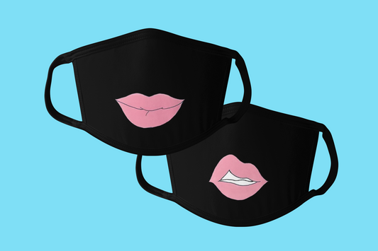Chonga Pink Lips Face Mask