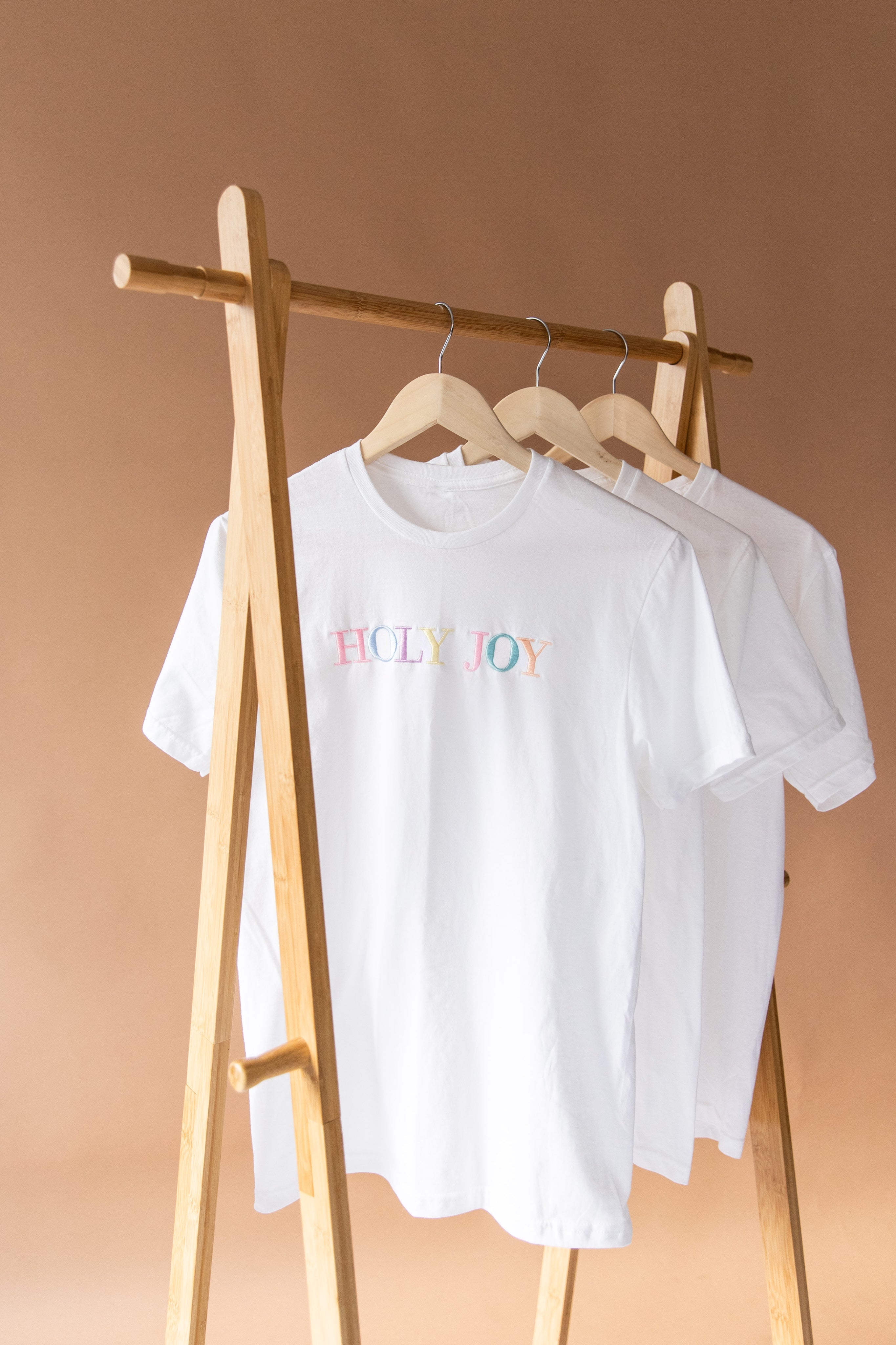 Holy Joy Tee in Pure White